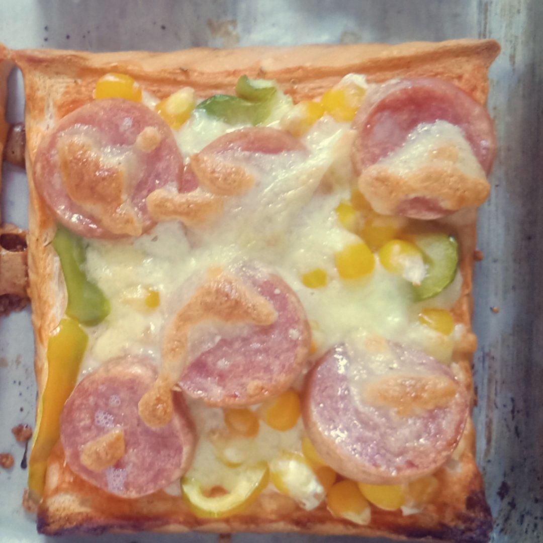 超好吃面包披萨🍕