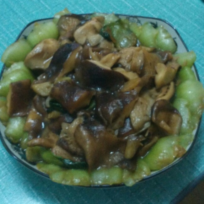蚝油香菇油菜