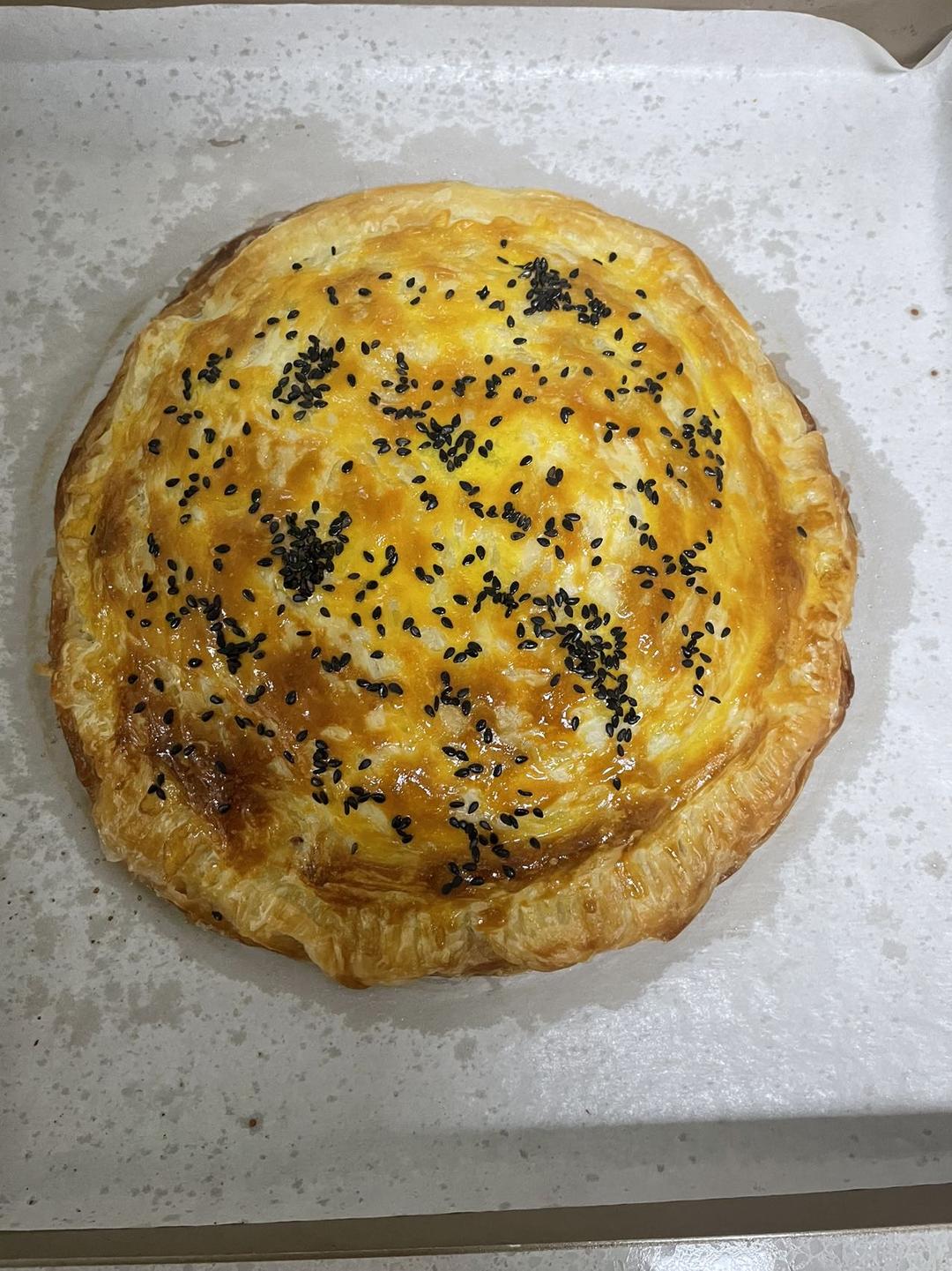 早餐烤箱，超快创意拉丝手抓饼