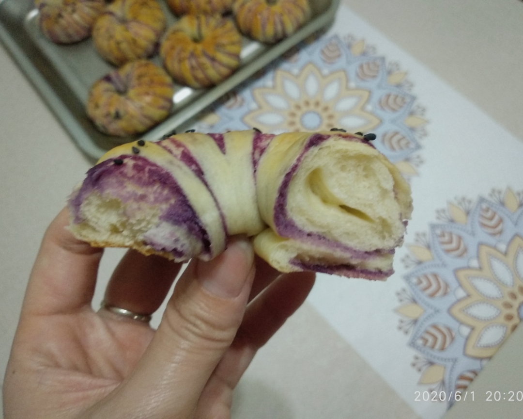 紫薯面包的做法 步骤14