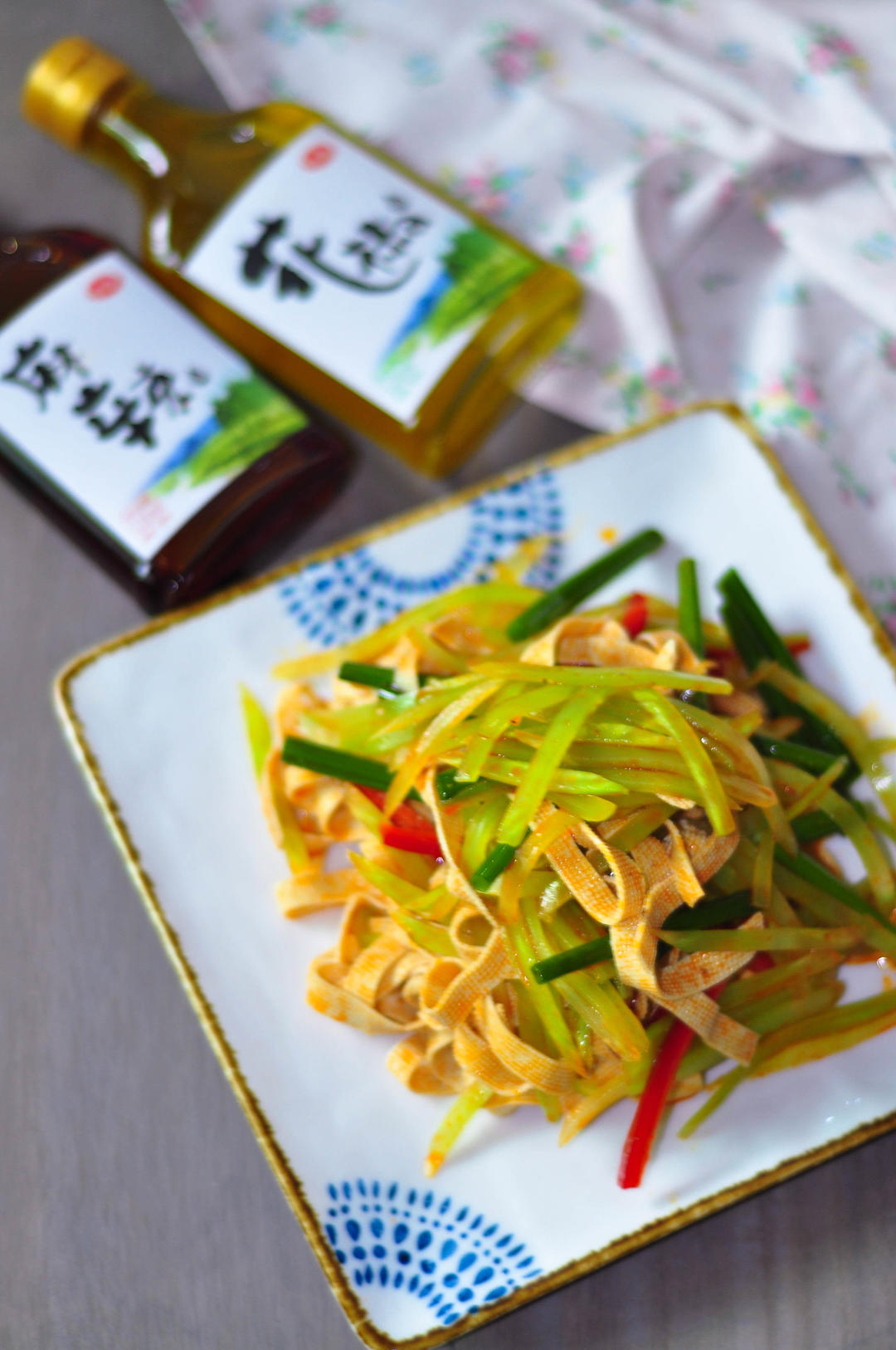 麻辣豆腐笋丝
