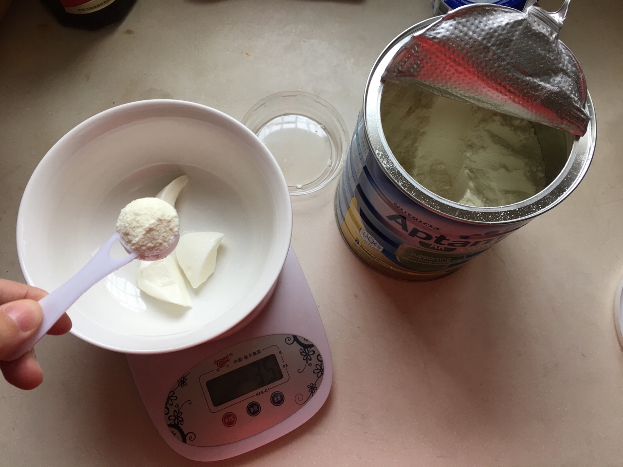 宝宝酸奶溶豆的做法 步骤2