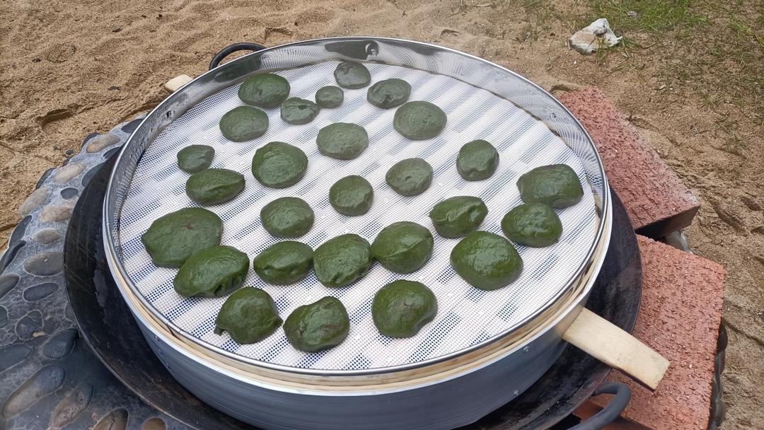 艾草青团、艾粑粑、艾糍、新鲜艾草制作