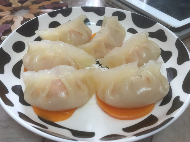 水晶虾饺