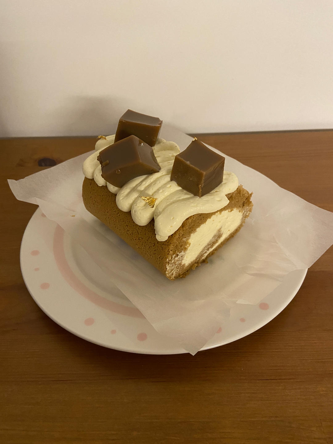 生椰拿铁蛋糕卷