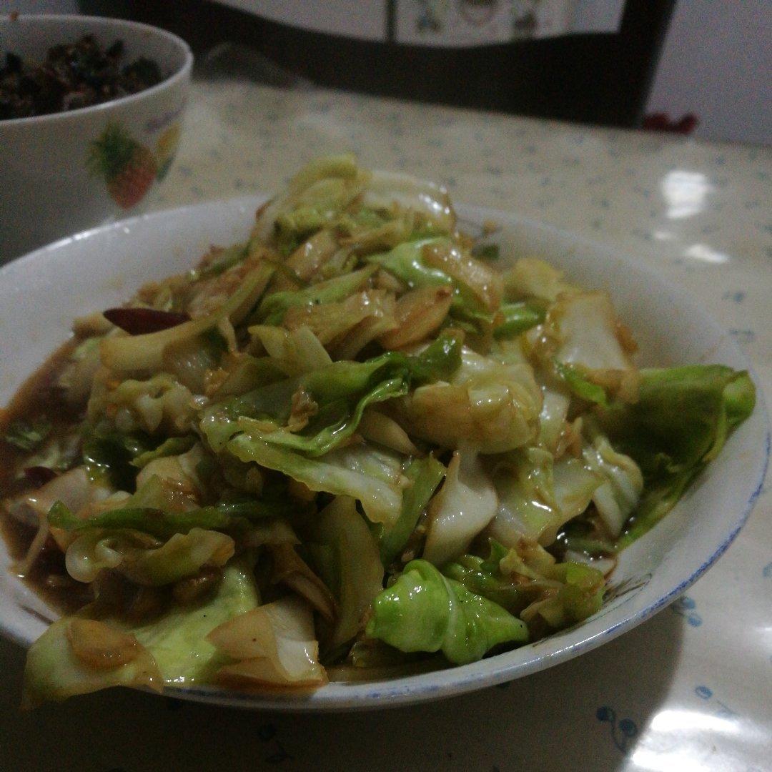 蚝油手撕包菜