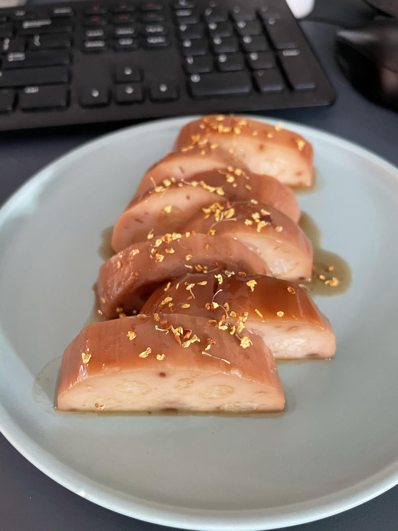 桂花糯米糖藕（上色技巧）