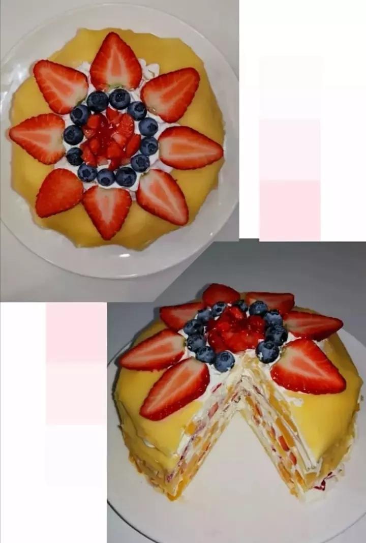 芒果千层蛋糕，100%成功告别煎皮无能