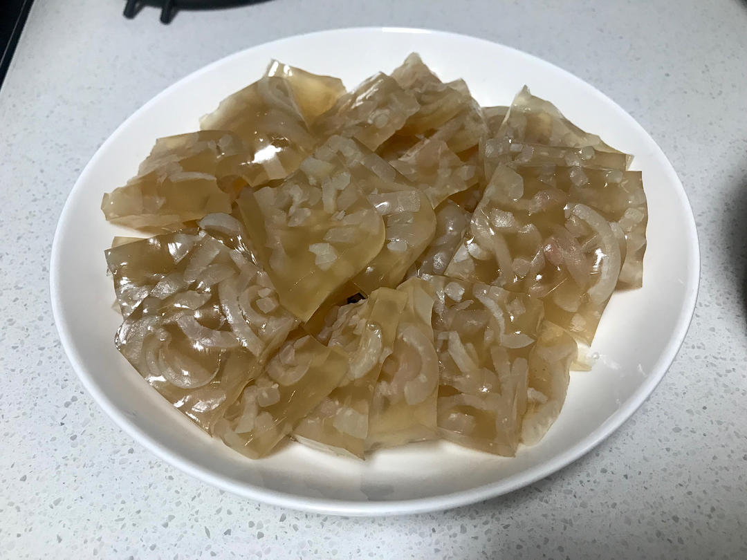 水晶肉皮冻