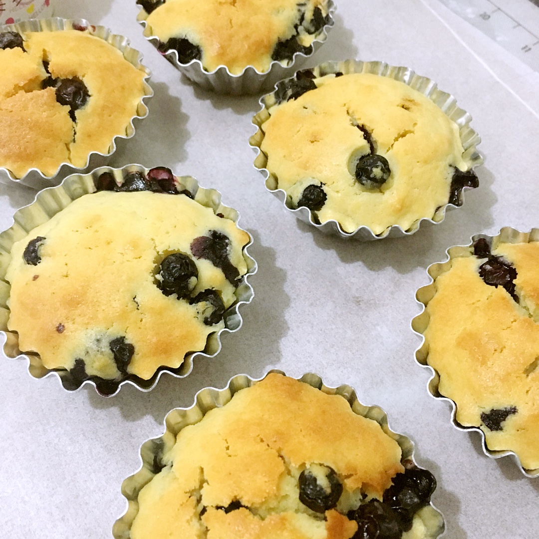 蓝莓玛芬蛋糕 Blueberry Muffin