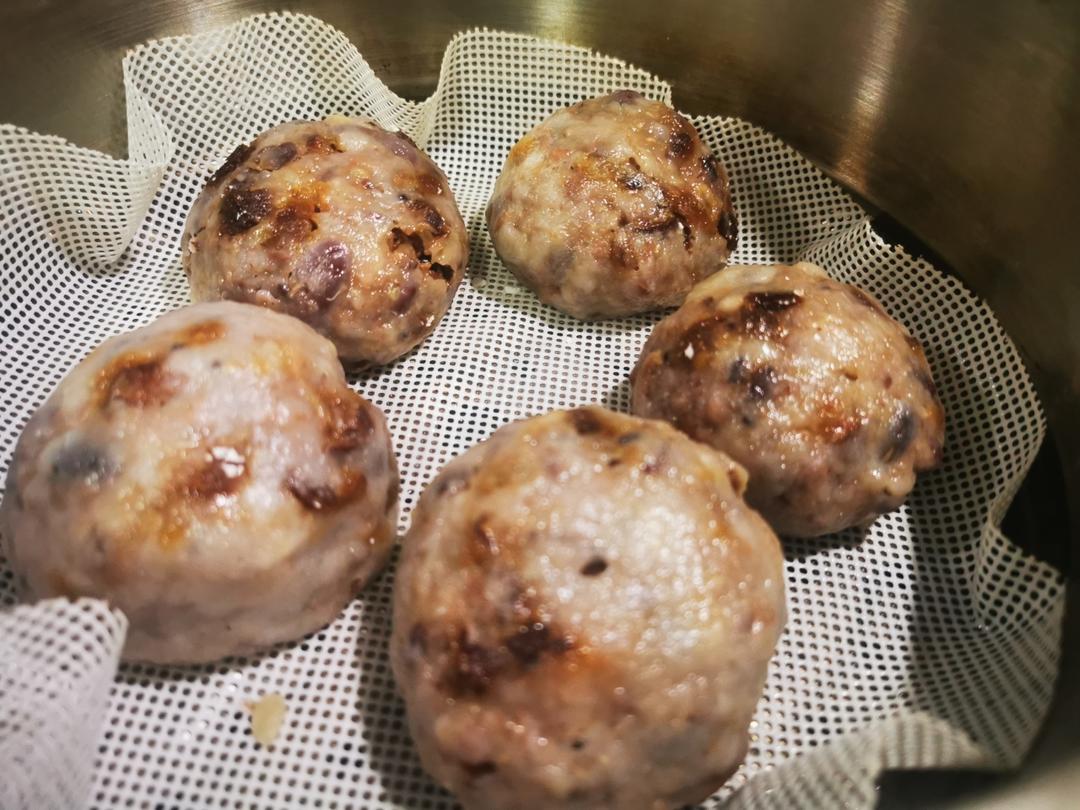 低脂饱腹的无糖杂粮粘豆包
