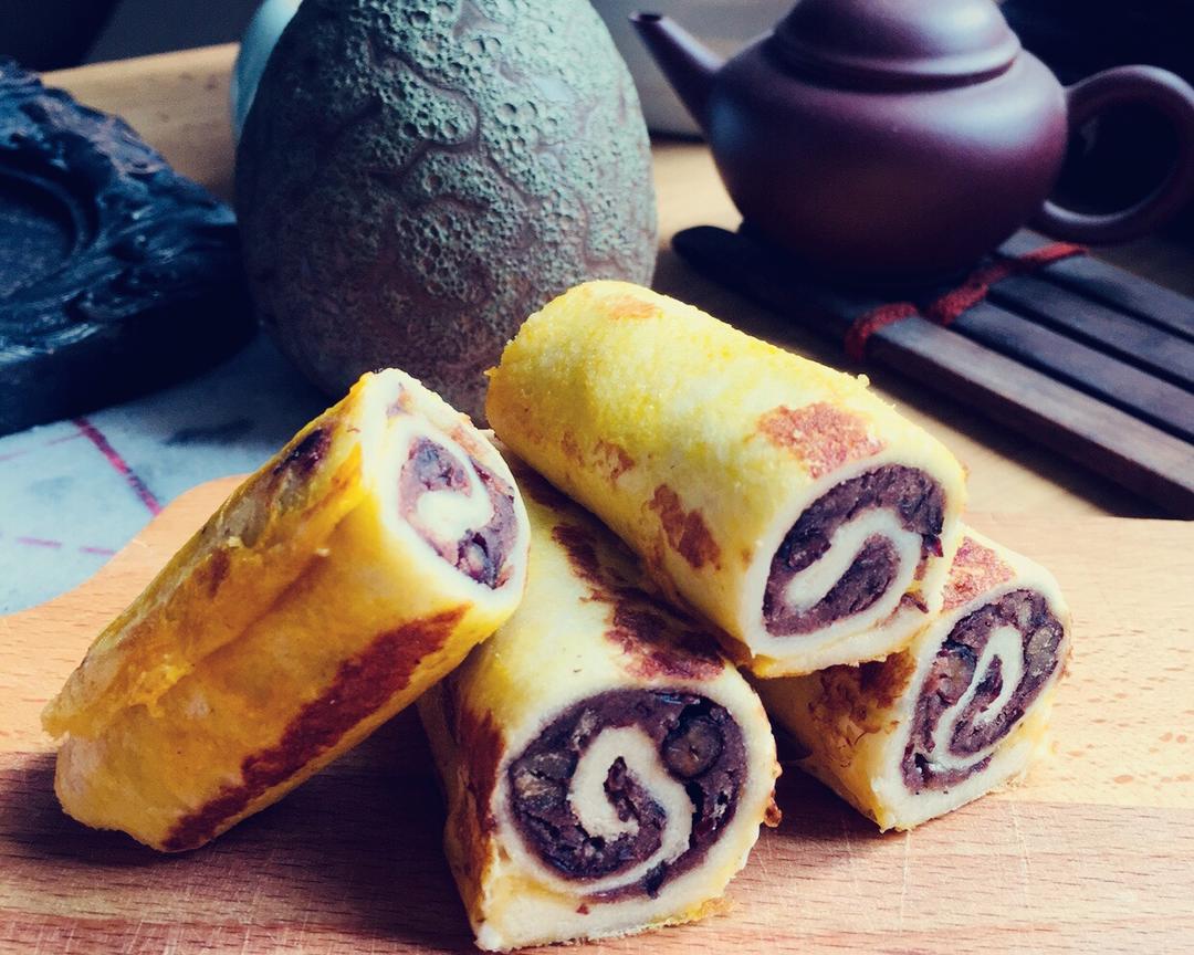 吐司豆沙卷