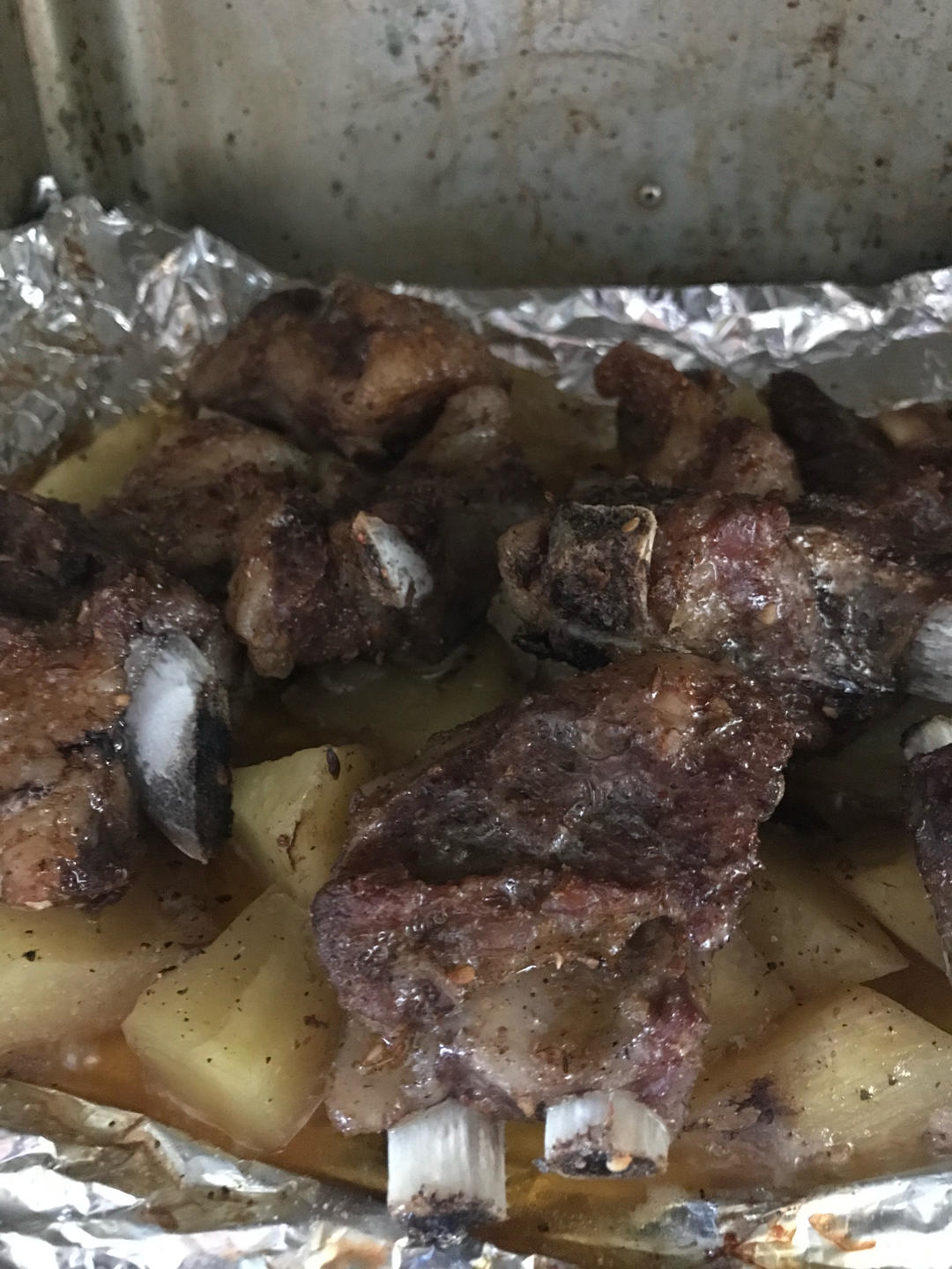 锡纸烤羊排