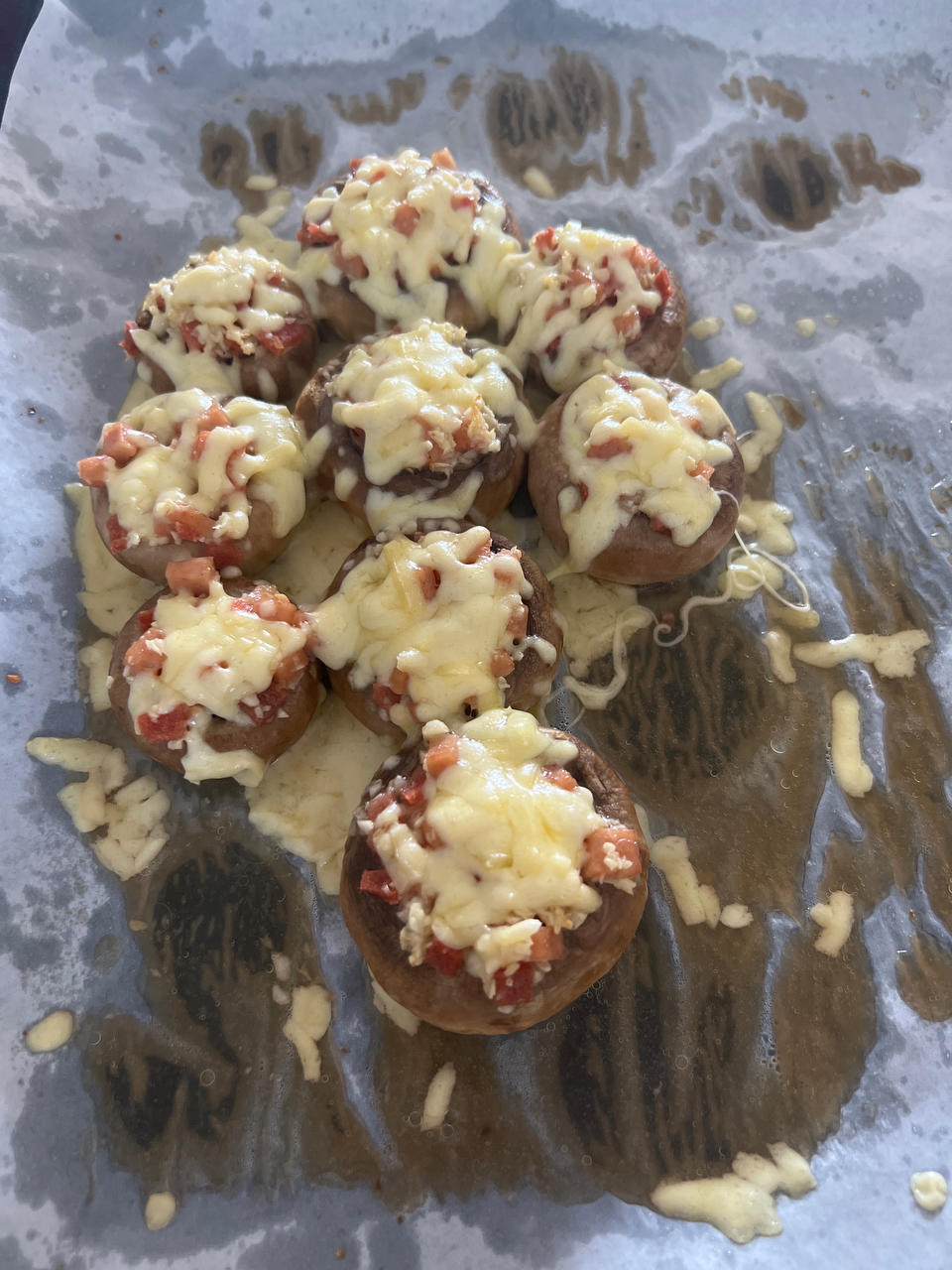 培根芝士焗蘑菇