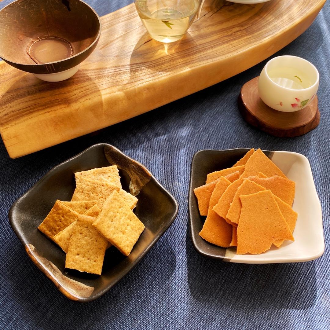 废弃酵种造起来-香葱苏打饼干