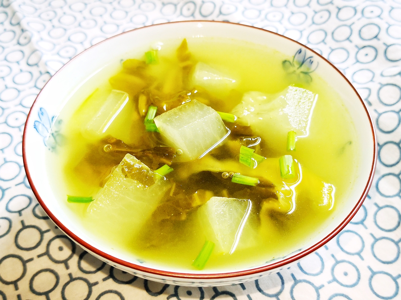 冬瓜酸菜汤·老杭州味道·开胃清汤的做法