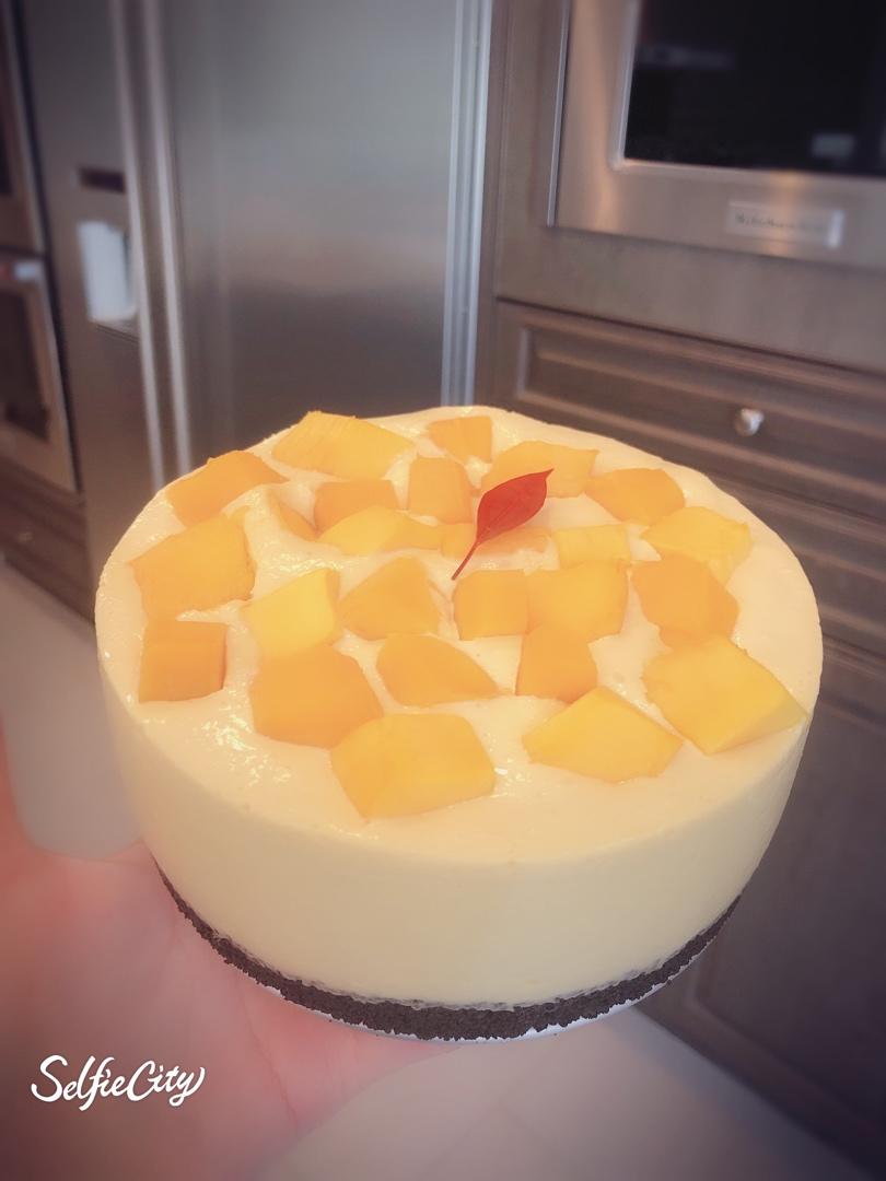 ㊙️无需烤箱❗️零失败芒果酸奶慕斯❗️入口即化