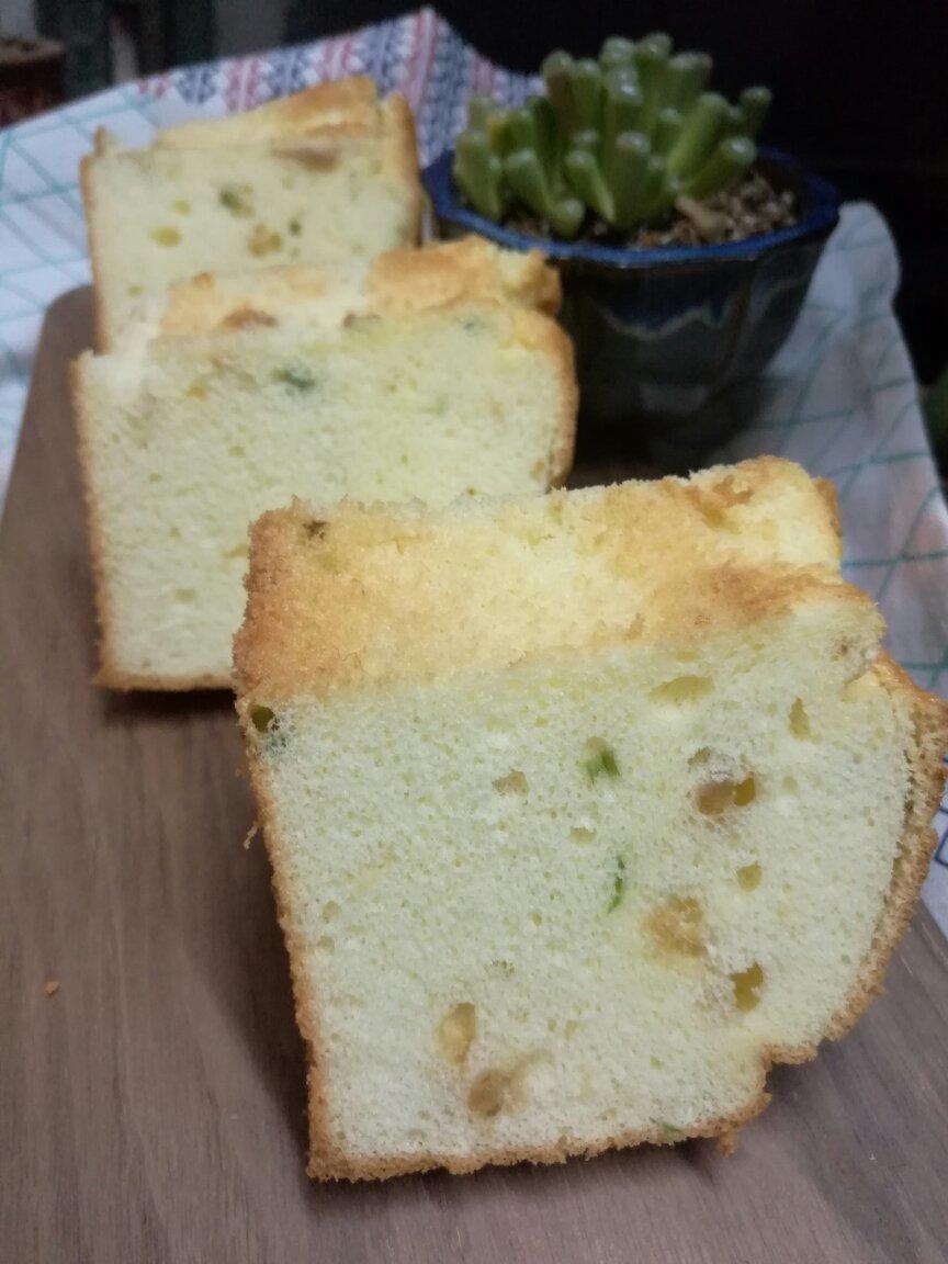 葱葱又松松戚风蛋糕