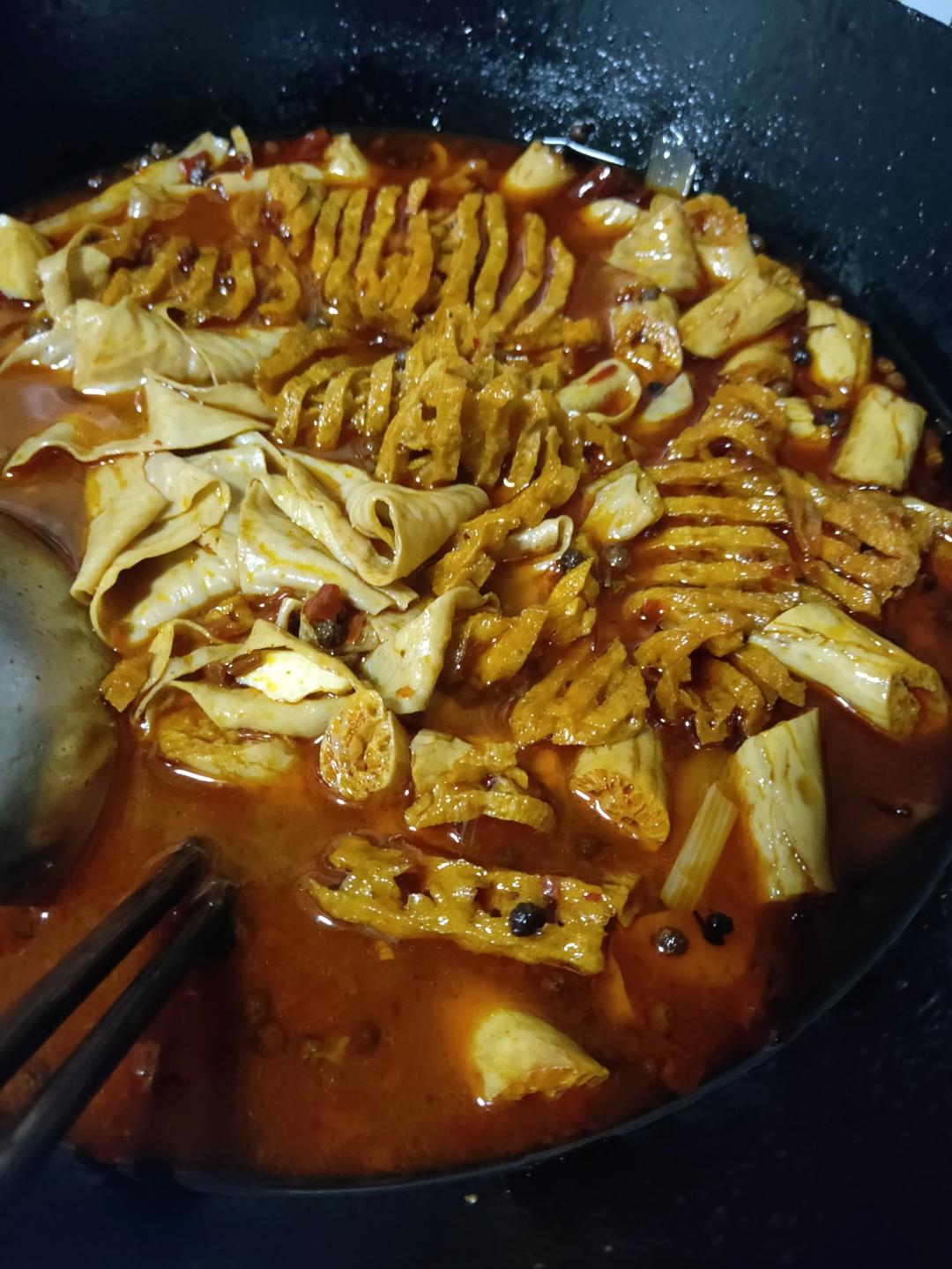 麻辣豆皮豆串