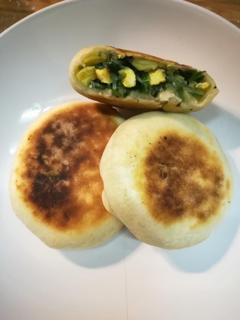 薄皮韭菜饼