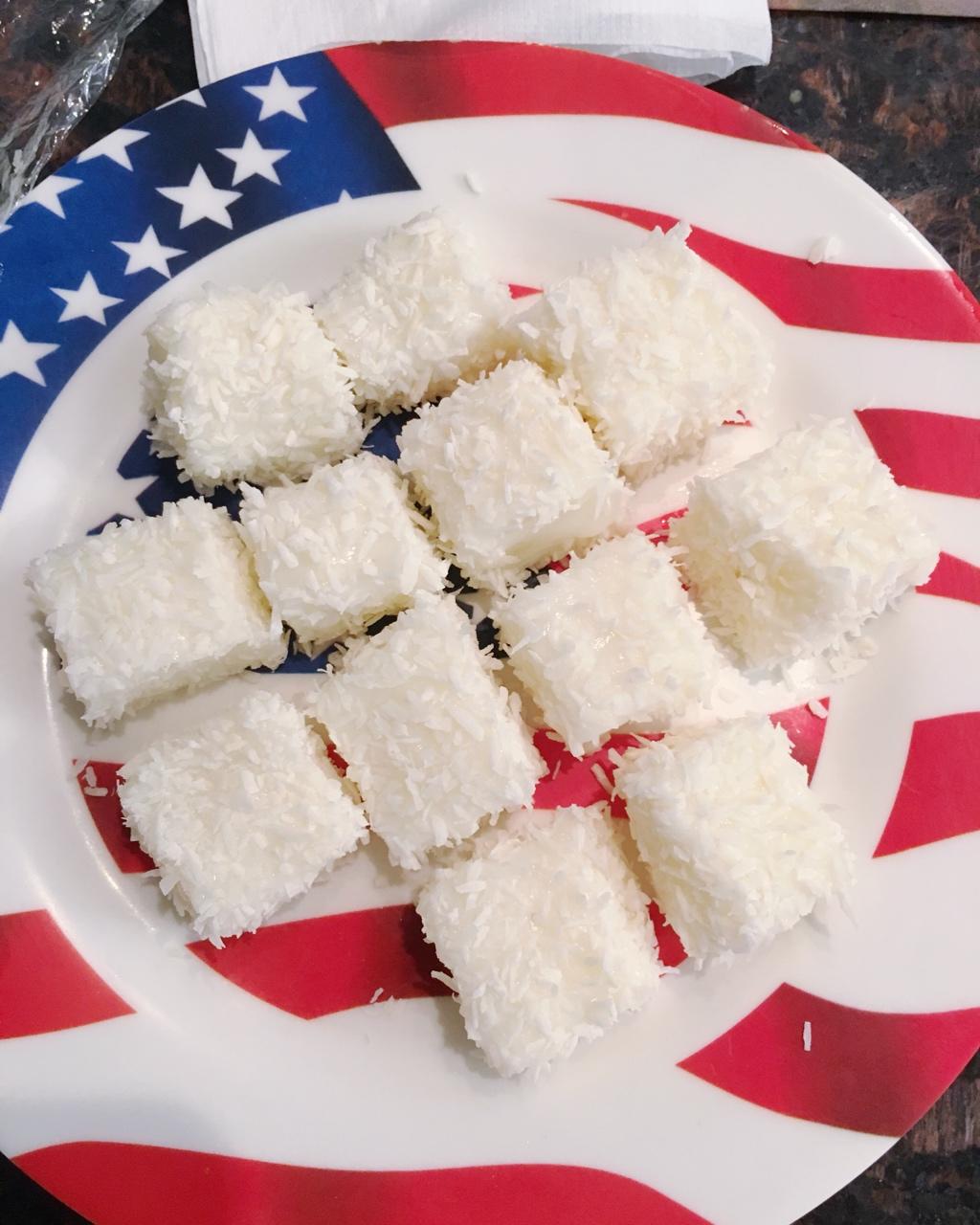 tiff_baek做的牛奶软糕