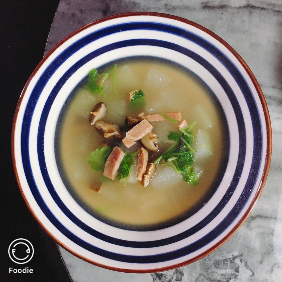 冬瓜火腿汤 鲜得掉眉毛！