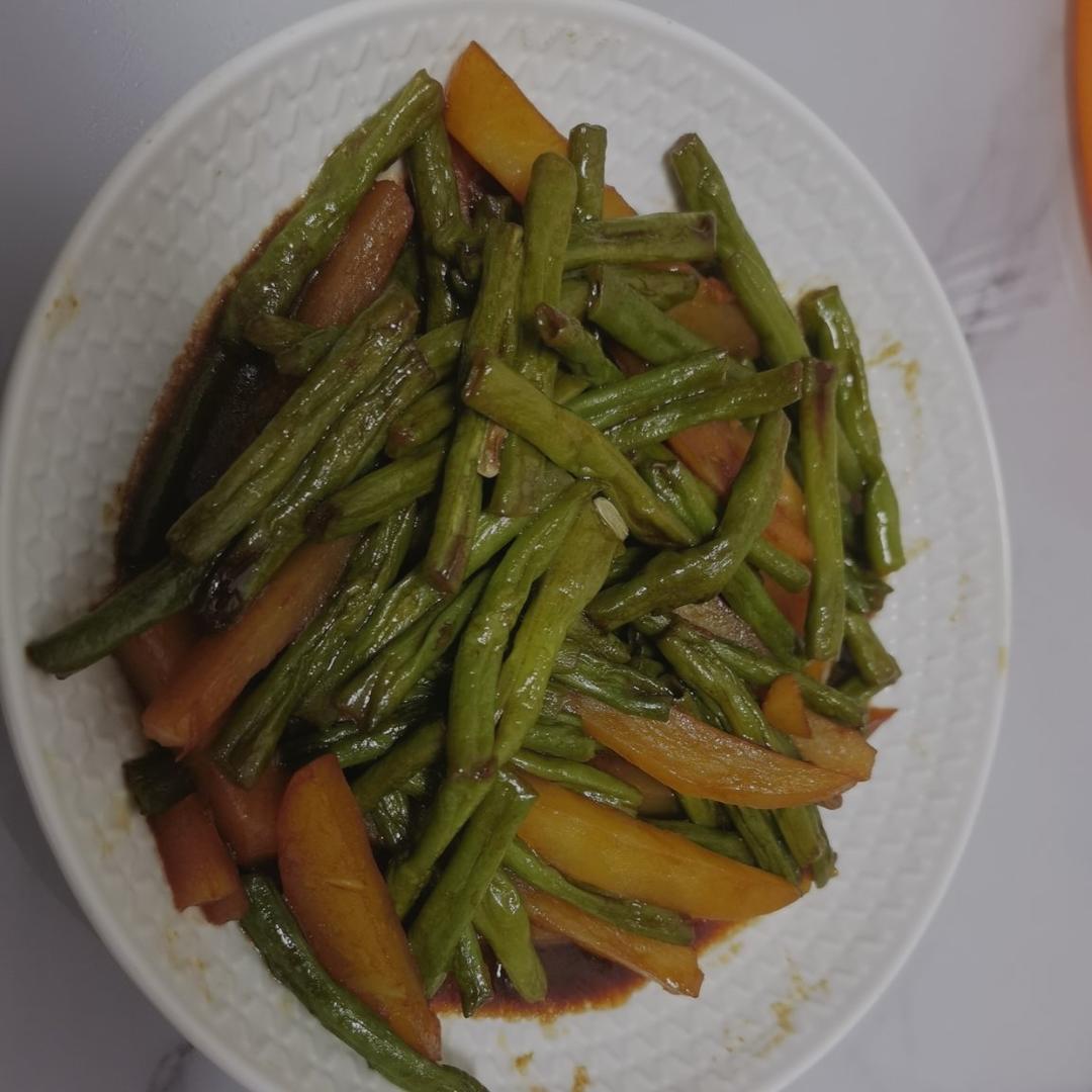 土豆烧豆角