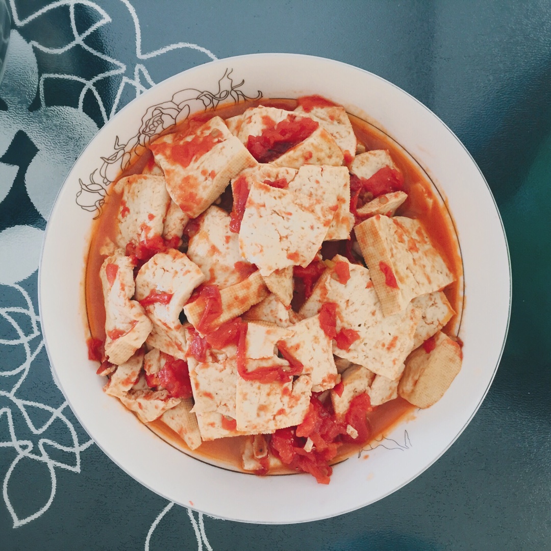 酸甜系：西红柿炖豆腐