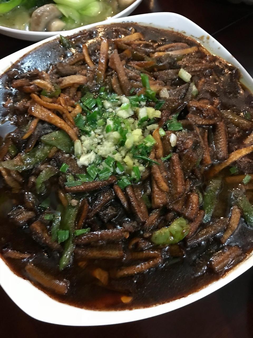 茭白炒鳝丝