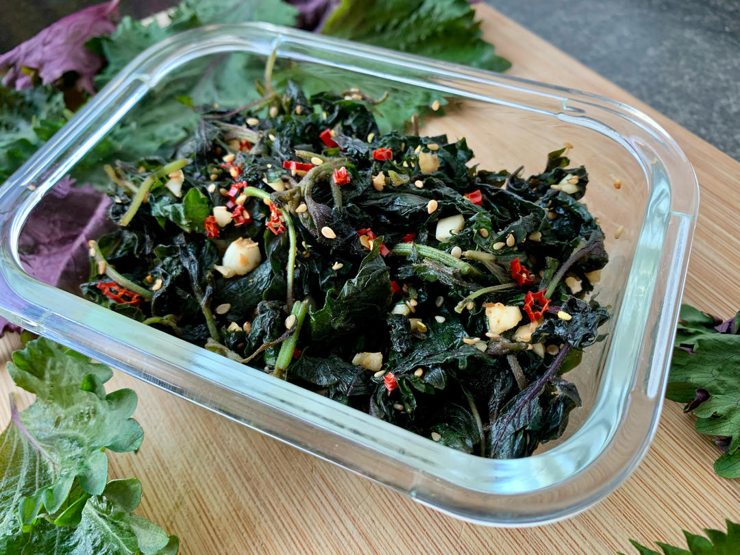 减脂系列——紫苏叶咸菜