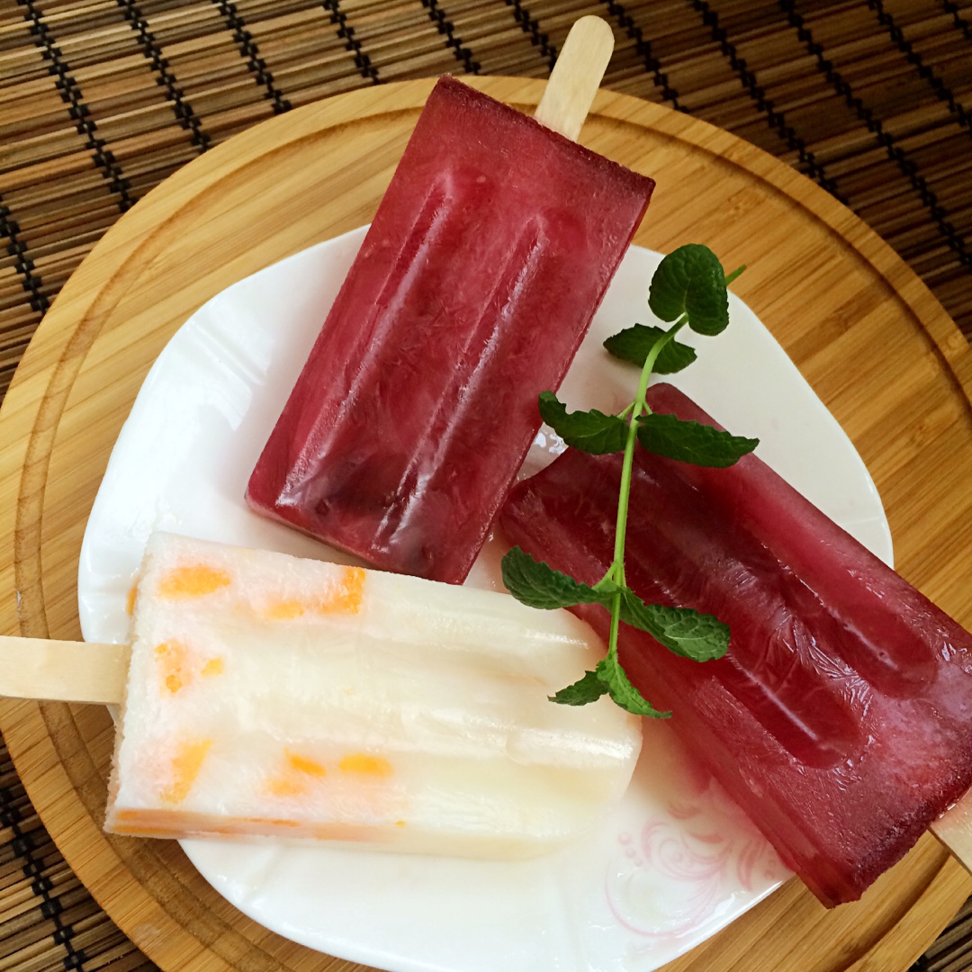 意子衿做的芒果酸奶雪糕