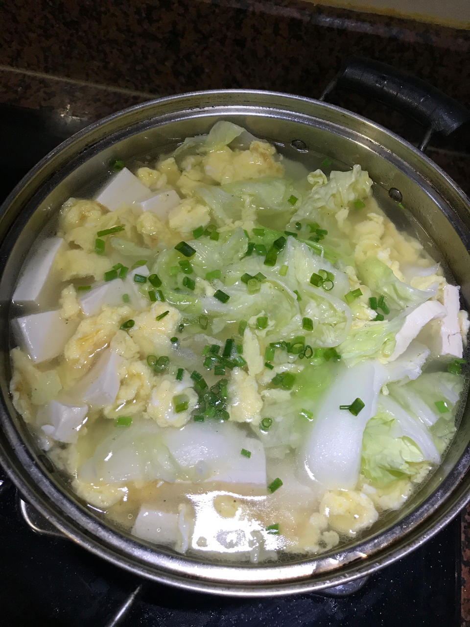 白菜豆腐汤