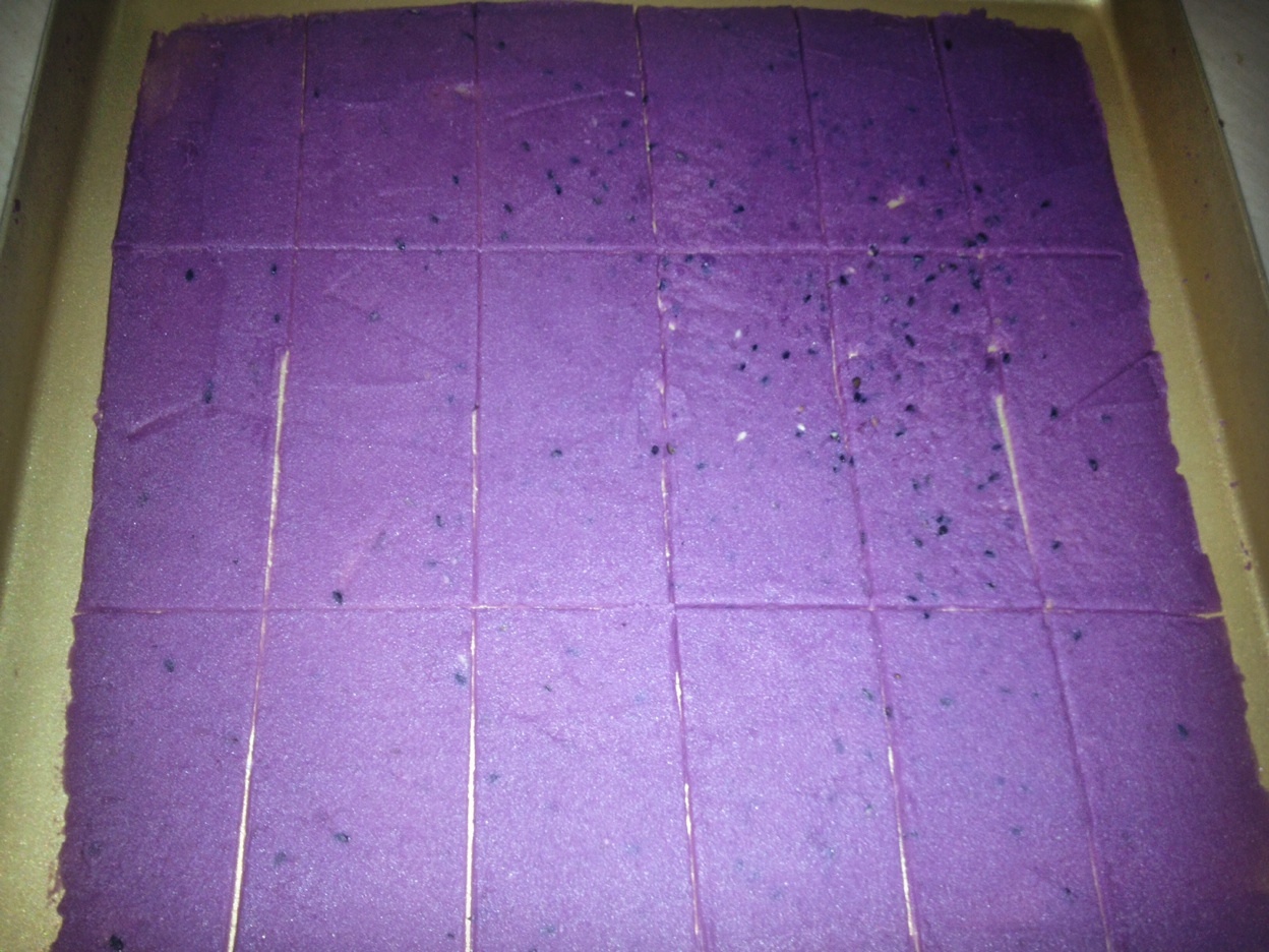 紫薯芝麻薄脆的做法 步骤4