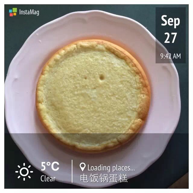 最懒电饭锅蛋糕
