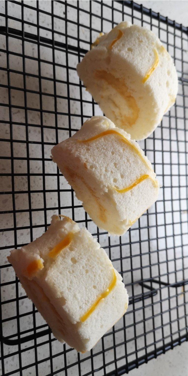 天使蛋糕卷+卡仕达酱