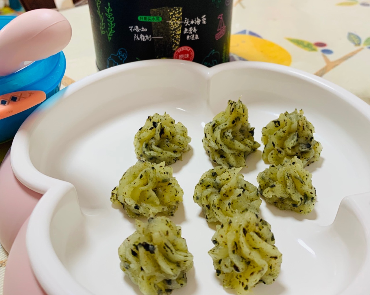 9月+宝宝辅食——海苔土豆塔的做法 步骤6