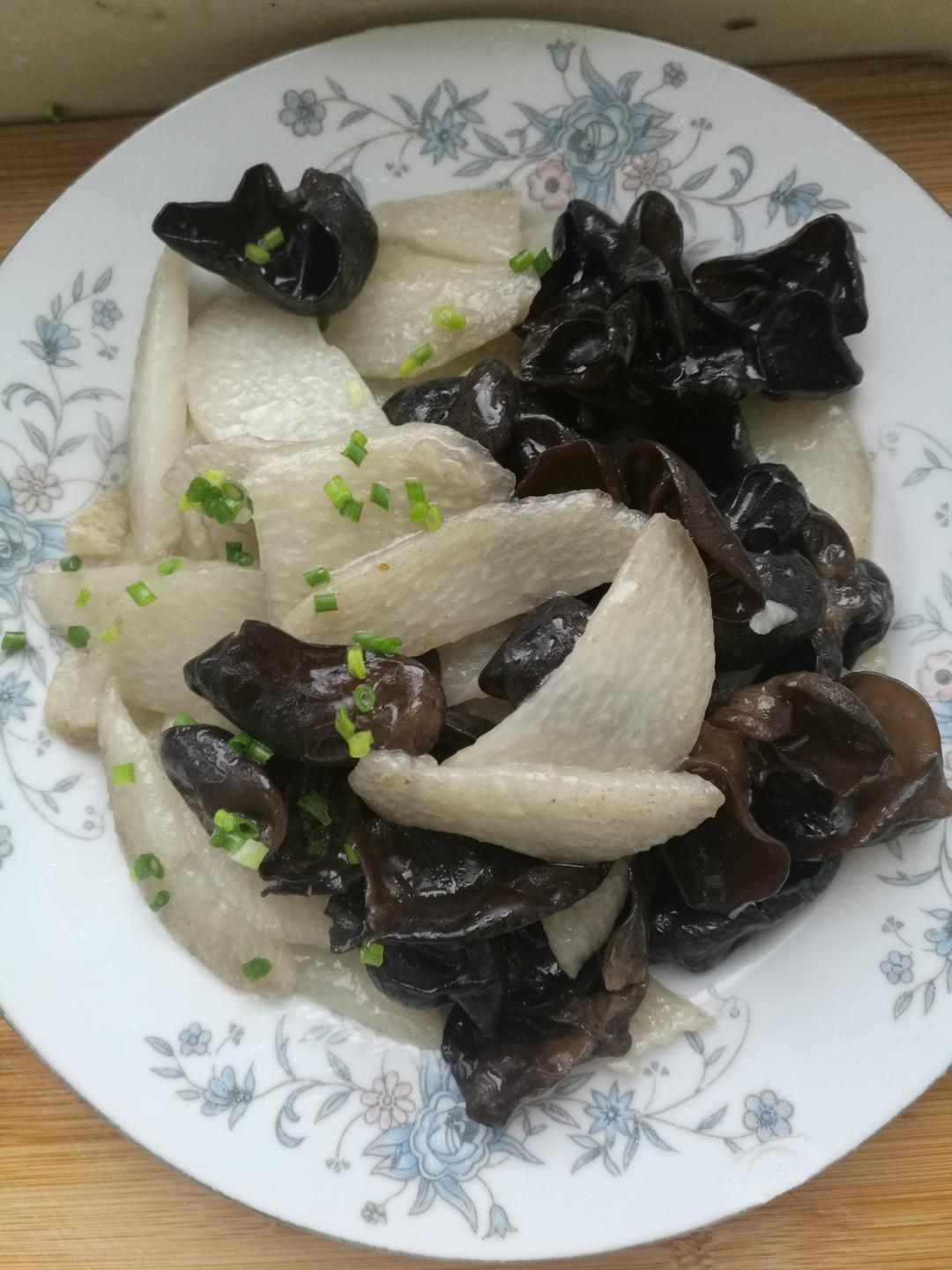 清炒山药木耳