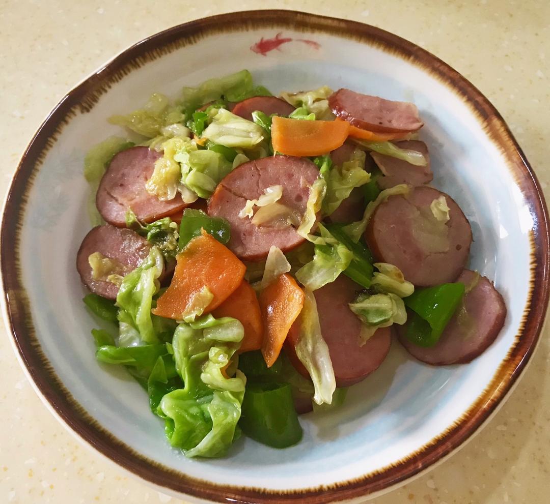 青椒炒香肠