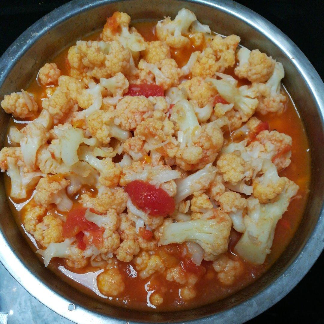 徐红强做的西红柿炒菜花