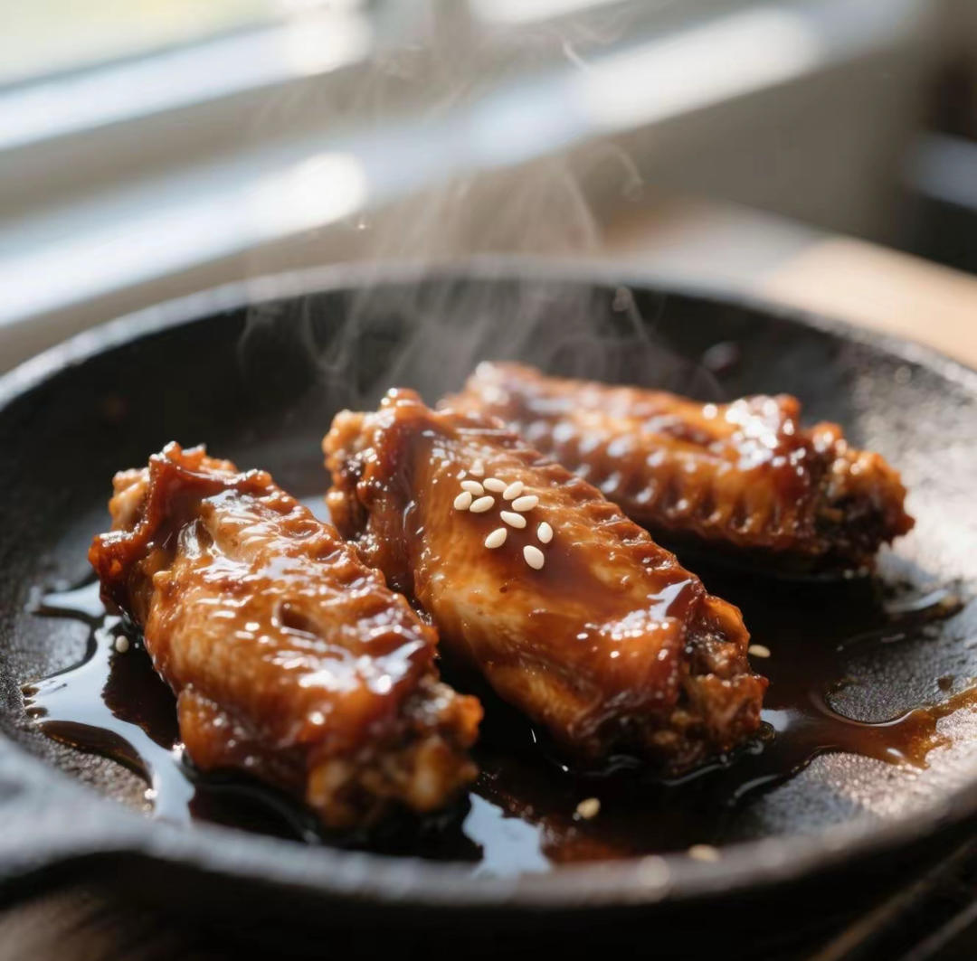 🌙 深夜食堂同款｜琥珀可乐鸡翅