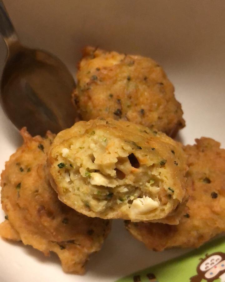 豆腐时蔬炸丸子