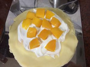 芒果千层蛋糕的做法 步骤6