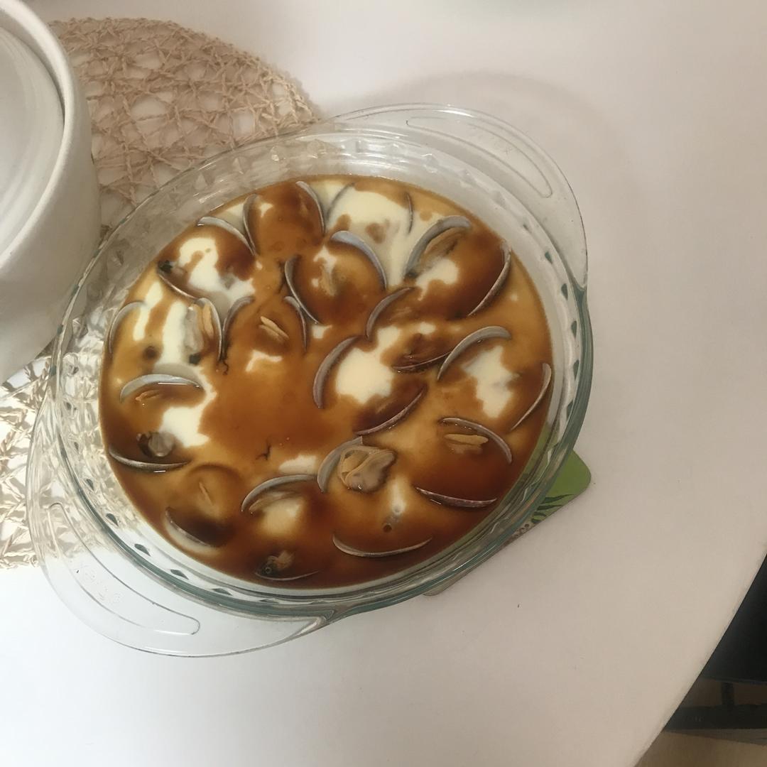 超滑嫩的蛤蜊炖蛋