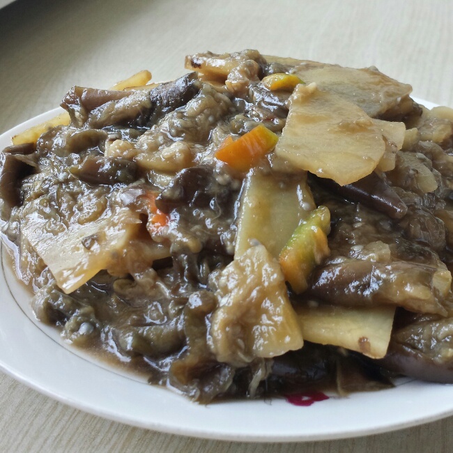 茄子炖土豆