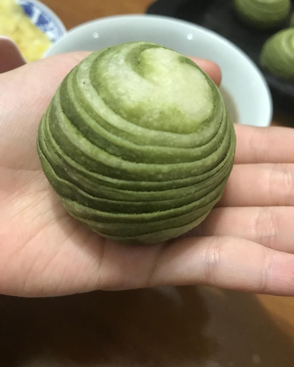 蛋黄酥~紫薯、抹茶、原味~花好月圆，中秋快乐~内附一次做六色蛋黄酥方法~