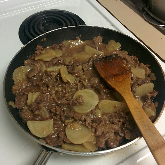 土豆炒牛肉