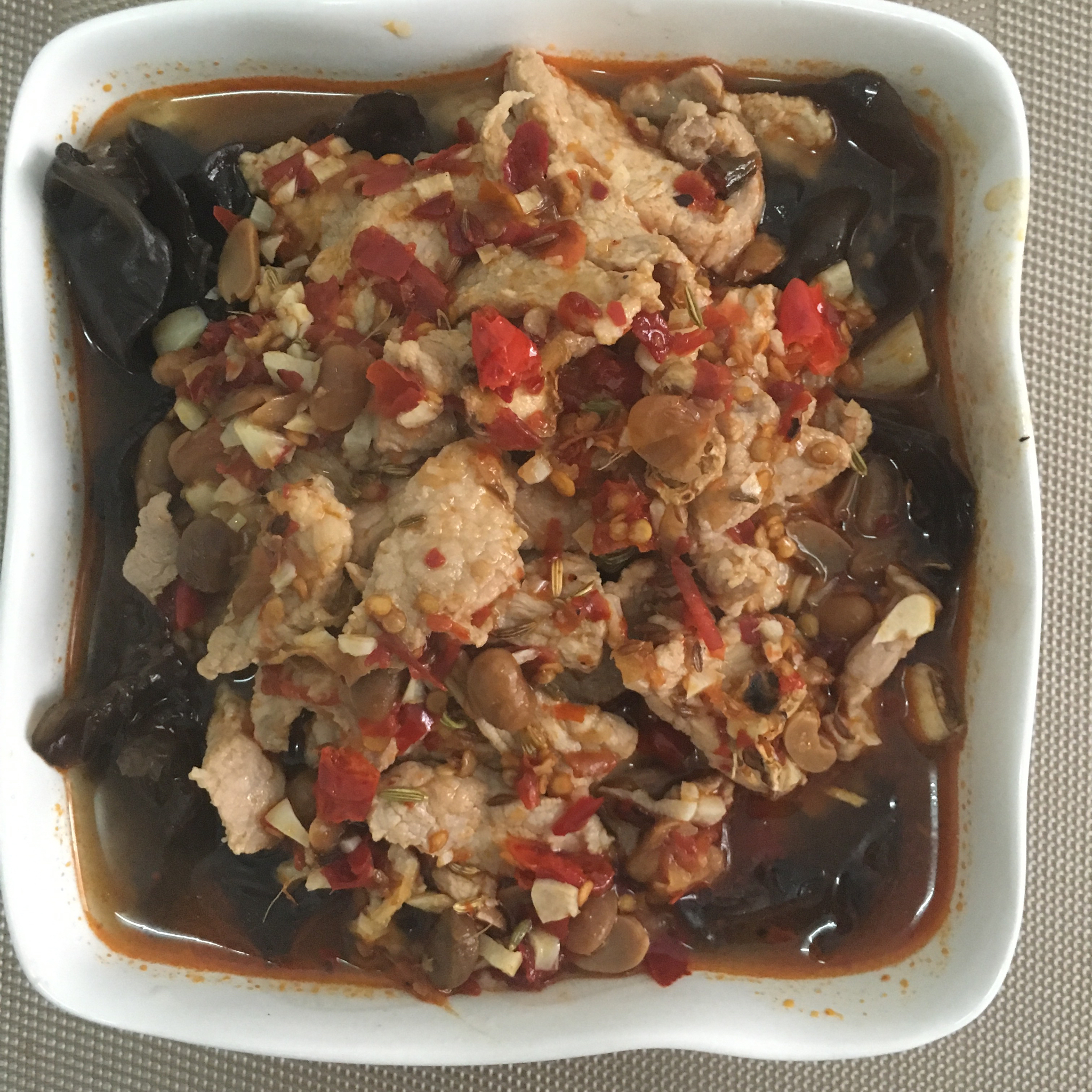 水煮肉片（吃不够的下饭菜）