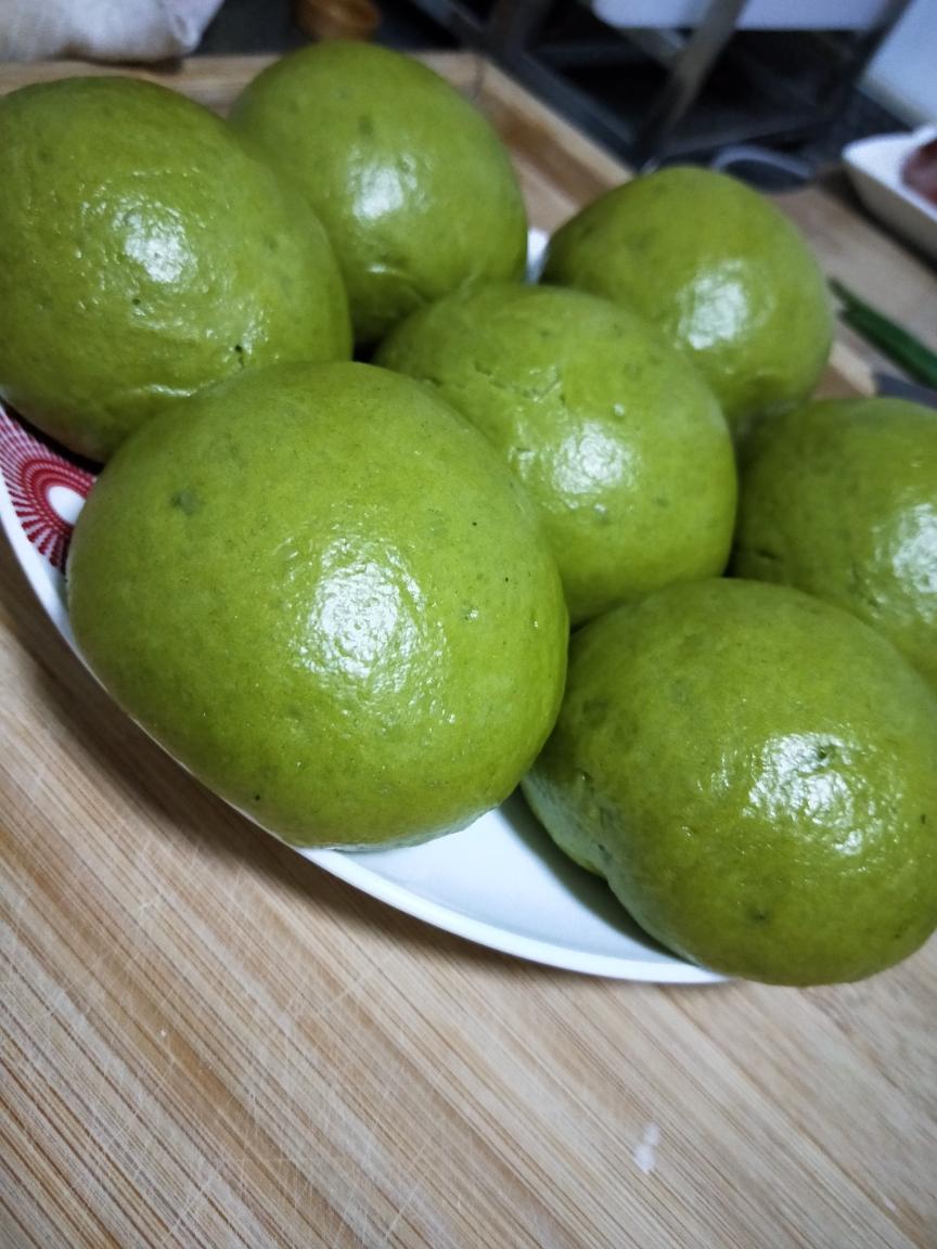 菠菜馒头的做法