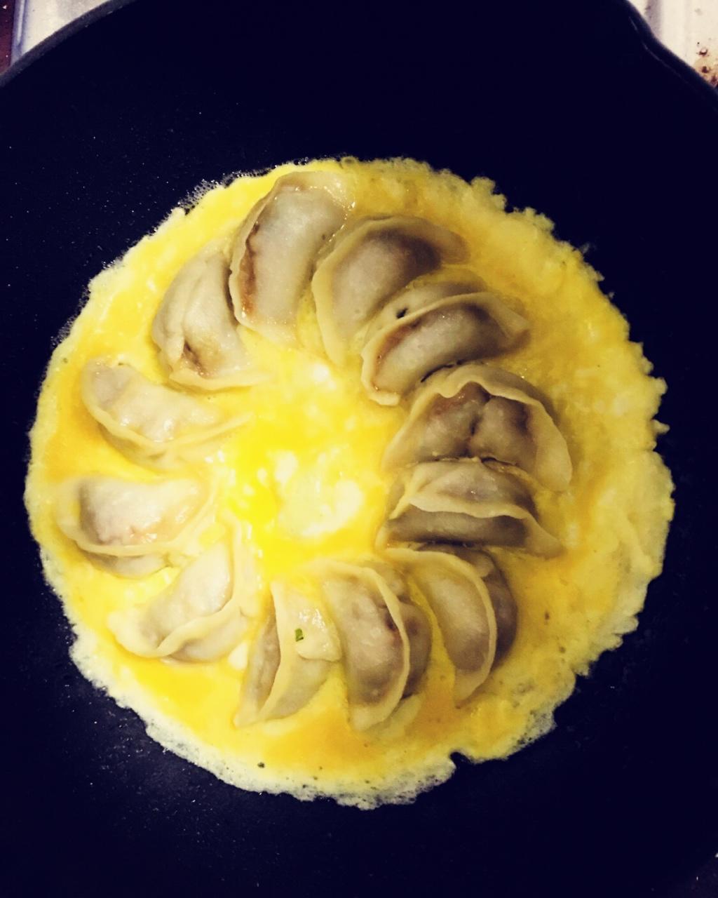 懒人快手抱蛋煎饺