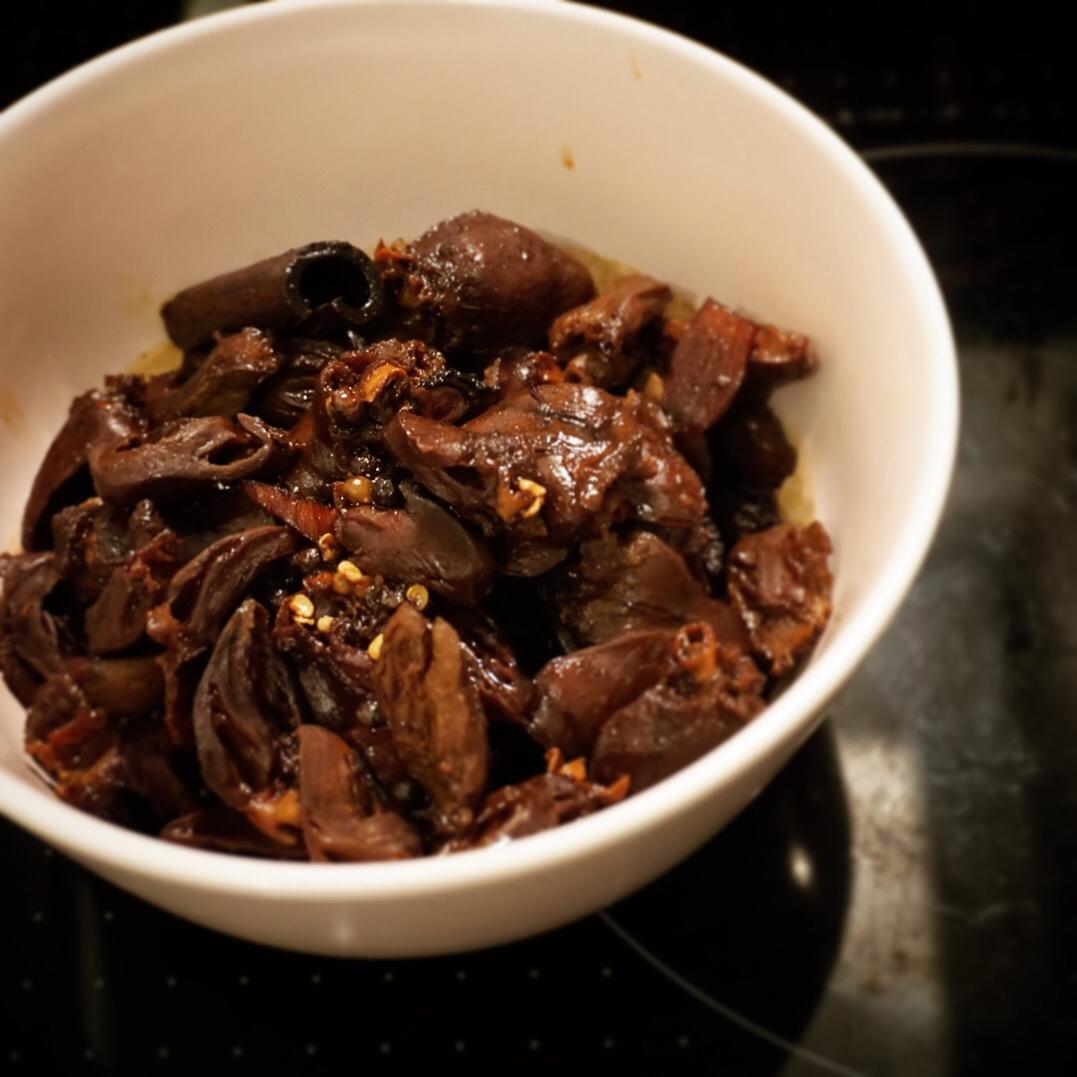 卤鸡心鸡爪